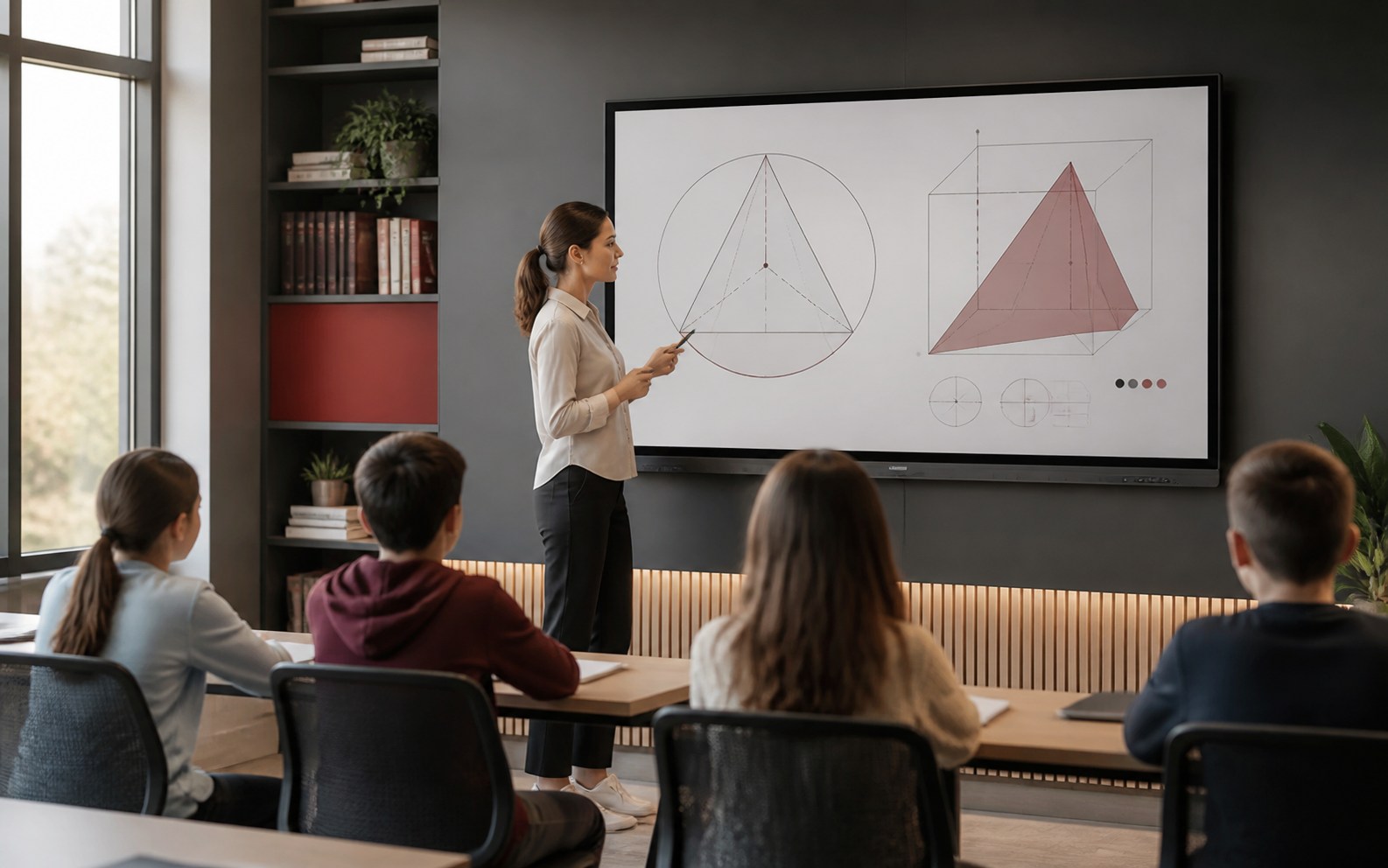 Touch-enabled display supporting presentation and shared learning